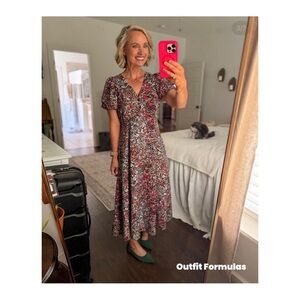 GAP Floral Midi Dress